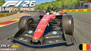 Thumbnail: Lewis Hamilton with Ferrari SF26 100% FULL RACE Belgium GP 2026 [F1 26 DLC 4K] at Spa Francorchamps