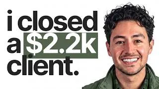 Thumbnail: "i accidentally closed a $2.2k client, now what?"