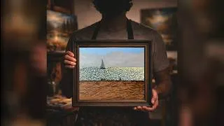 Thumbnail: Relaxing Seascape Painting | Light on Water Oil Art