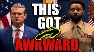 Thumbnail: Marine Shows Up Like THIS in Front of Pete Hegseth…YIKES!