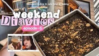 Thumbnail:     My Weekend Diaries 🎀 | Baking, Coffee & Life Lately