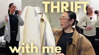 Thumbnail: THRIFT WITH ME + TRY ON HAUL (chic, timeless, pinterest inspired winter/spring)