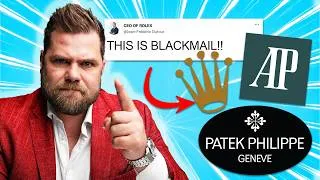Thumbnail: A WATCH CEO TRIED TO SILENCE ME
