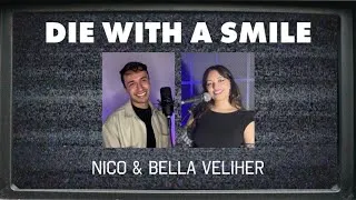 Thumbnail: Lady Gaga, Bruno Mars - Die With A Smile (Cover by Nico & Bella Veliher)