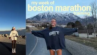Thumbnail: MY WEEK OF TRAINING FOR THE BOSTON MARATHON