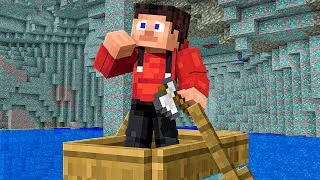 Thumbnail: I Found A DIAMOND Cave in Camp Minecraft!
