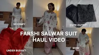 Thumbnail: Farshi Salwar Suit Haul❤️|under Budget | Best Suits Ever 