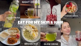 Thumbnail: Eat For My Skin & Hair | Glowing Skin | Healthy Habits ❤️🫶🏻