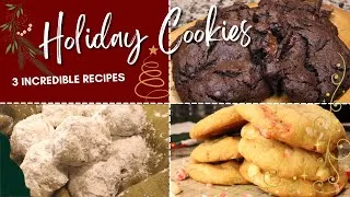 Thumbnail: The Easiest Holiday Cookies | Christmas cookies | easy baking | quick baking | Holiday desserts