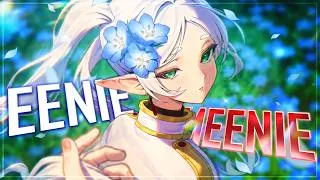 Thumbnail: 「Nightcore」→ Eenie Meenie (but it hits hard) - (Lyrics)