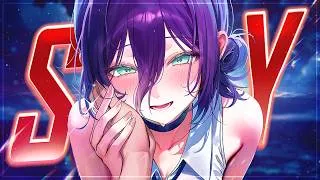 Thumbnail: 「Nightcore」→ STAY - (Rock Version) - (Lyrics)