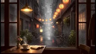 Thumbnail: Rainy Tokyo Backstreet Café | Cozy Lofi Study Ambience (4K)