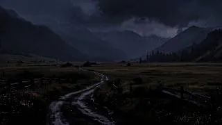Thumbnail: The Path of the Past 🌧️ Night Storm, Wind & Thunder for Deep Sleep, Focus and Relaxation