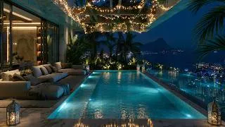 Thumbnail: Luxury Night Lounge 2026 | Elegant Chillout Music for Rooftop Evenings & City Lights 🌙