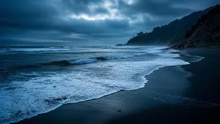 Thumbnail: Spiritual Night by the Sea – Healing Ocean Waves for Soul Peace & Inner Light