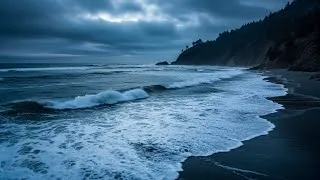 Thumbnail: Healing Night Ocean Waves – Relaxing Beach Sounds for Health, Recovery & Inner Balance