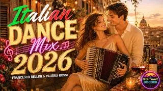 Thumbnail: 🔥 Italian Dance Mix 2026 Vol.1 🎶 | Francesco Bellini & Valeria Rossi | Best New Italo Disco 🪩