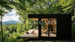 Thumbnail: A Black Cabin Among the Trees | Cozy Modern Retreat with Incredible Views