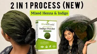 Thumbnail: Tried One Step Process of Henna & Indigo to cover grey hair