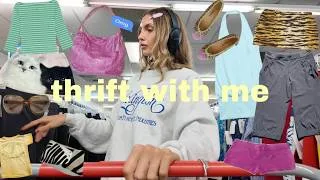 Thumbnail: THRIFT WITH ME 🧸ྀི (vintage, 2000s, activewear, 90s chic, pinterest inspired + more