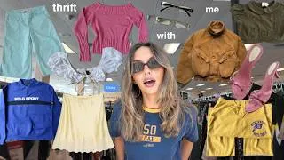 Thumbnail: THRIFT WITH ME 🧸ྀི (2000s, vintage activewear, messy-chic, 90s minimalism + more)