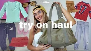 Thumbnail: everything i thrifted *try on haul*౨ৎ
