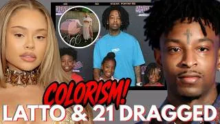 Thumbnail: 21 Savage DRAGGED for COLORISM?! Latto’s Baby Gets a Dad His Other Kids Never Had 👀