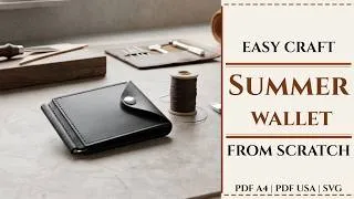 Thumbnail: The Slimmest Wallet You'll Ever Own | Front Pocket Money Clip Build