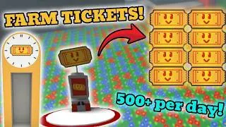 Thumbnail: How To Farm Tickets FAST in Bee Swarm Simulator! [Fast & Easy]
