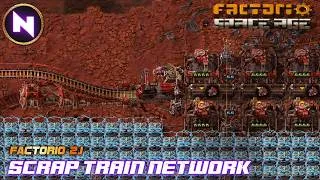 Thumbnail: SCRAP TRAIN NETWORK On FULGORA & Mech Armor | 19 | Factorio Space Age Release 2.1