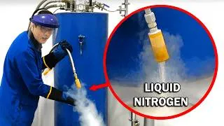 Thumbnail: Making liquid nitrogen from scratch (an absurd amount)
