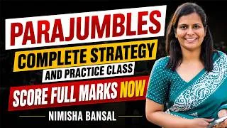 Thumbnail: PARAJUMBLES Complete Strategy & Practice Class 🔥 Score Full Marks in English | Nimisha Bansal