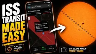 Thumbnail: How to Capture ISS Solar Transit | Complete Photography Beginner Guide | Planning, Settings & Timing