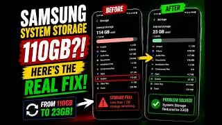 Thumbnail: How to Free Internal Storage on Android (Samsung) | System Storage 50GB+ Fix | Storage Full Solution