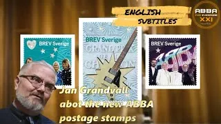 Thumbnail: Jan Grandvall about the new ABBA postage stamps (english subtitles)