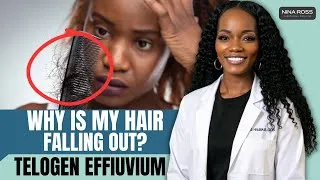 Thumbnail: Why Am I Losing So Much Hair Telogen Effluvium Explained #hairloss #telogeneffluvium