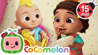Thumbnail: JJ's Train Birthday Party with Friends!🎂| Nina's Familia | CoComelon Nursery Rhymes & Kids Songs