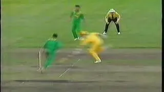 Thumbnail: Cricket   1993/94 WSC - Aust vs SA - Moro Plays of the day