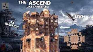 Thumbnail: THE ASCEND–BEST 3X3 DESIGN • 4-8 PLAYERS•4X BUNKER•OPEN CORE•SHIELD WALL•INNER PEAKS•RUST BASE 2026