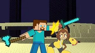 Thumbnail: Kit VS Steve (Gameoverse vs Minecraft)