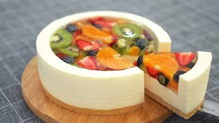 Thumbnail: [No Bake] Fruit Jelly CheeseCake