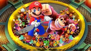 Thumbnail: Super Mario Party - Lucky Team Neighbor Battles - Mario and Bowser vs Luigi and Donkey Kong