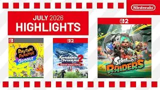 Thumbnail: Monthly Highlights – July 2026 (Nintendo Switch 2 / Nintendo Switch)