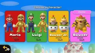 Thumbnail: All Bosses! Mega Lava! New Super Mario Bros. U — 4 Players