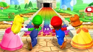 Thumbnail: Mario Party 9 MiniGames - Mario Vs Luigi Vs Peach Vs Daisy (Master Difficulty)