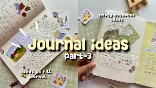 Thumbnail: Journal ideas PART-3🌿 | ways to fill empty JOURNAL | ninu shaaji 