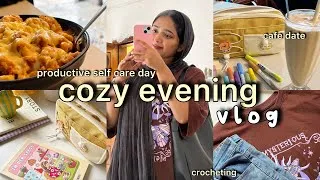 Thumbnail: Cozy evening vlog🌱 | Productive self care day | ninu shaaji | malayalam