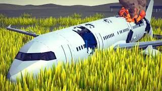 Thumbnail: Realistic Fictional Airplane Crashes and Emergency Landings #35 | Besiege