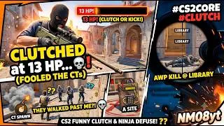 Thumbnail: 13 HP 200 IQ Clutch on Inferno 🤯 | CS2 Core Funny Moment | Counter-Strike 2