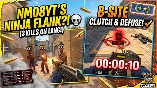 Thumbnail: CS2 Core 😂 Teammate Sneaks Through Long & Destroys 3 Enemies! | Counter-Strike 2 Funny Moments